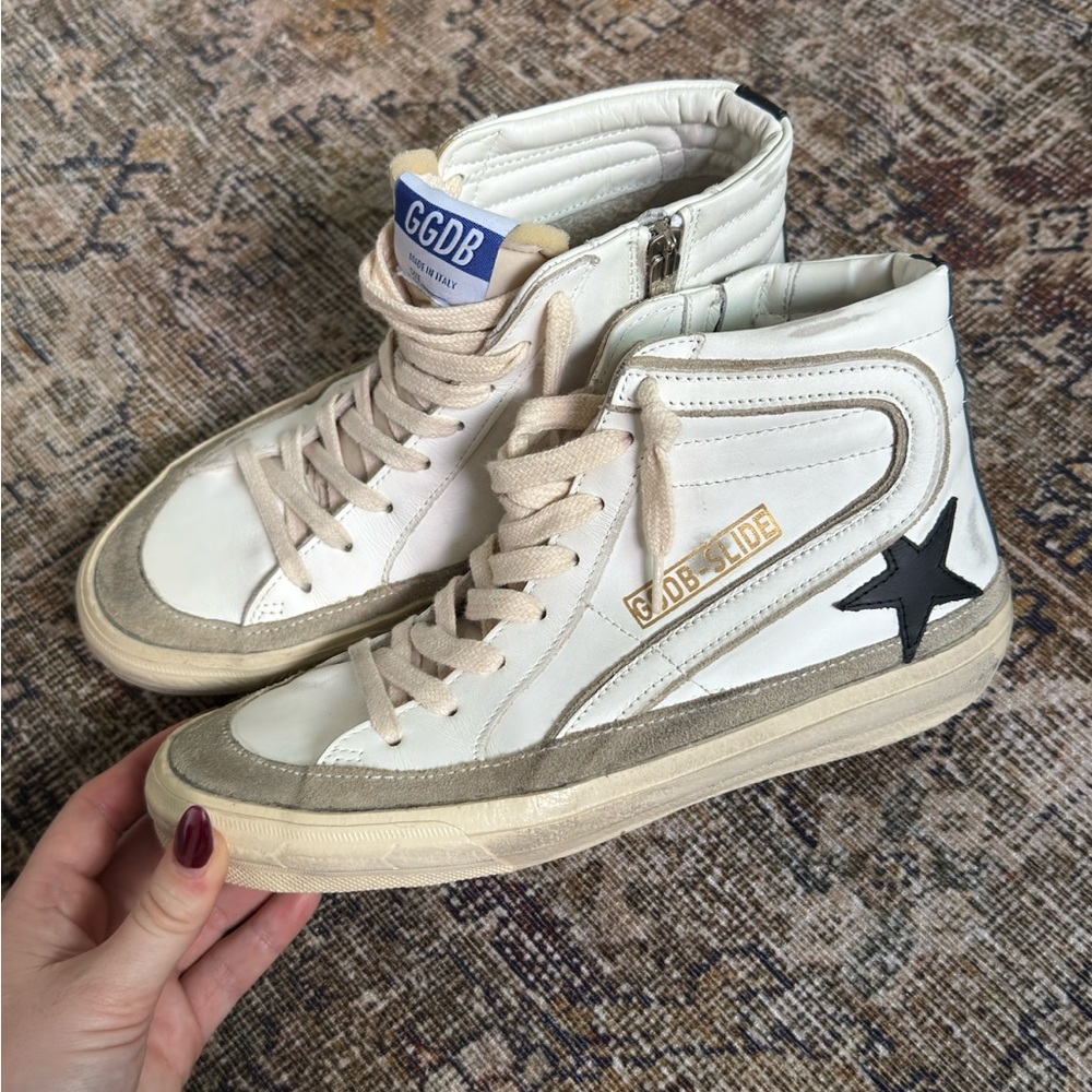 Golden Goose Slide High Top Sneakers